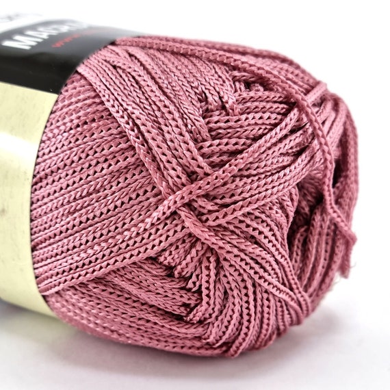 Code 141 Vintage Pink Macrame Yarn for Bags, Jewelry and DIY