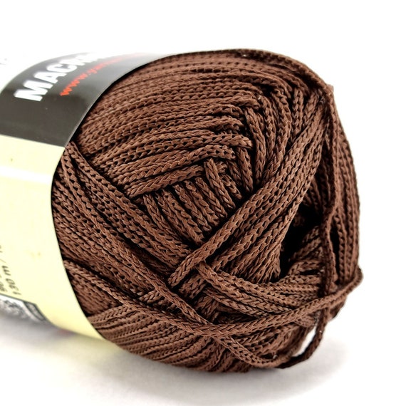 Código 157 hilo de macrame marrón oscuro para bolsos joyas y | Etsy México