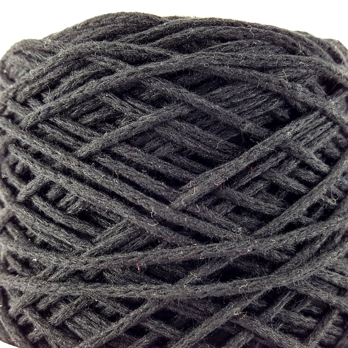 Black Cotton Yarn for Bags, Macrame, Amigurumi -  Hong Kong