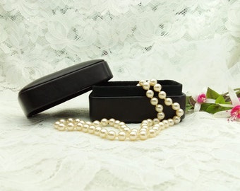 Scatola in pelle - Scatola per anello di fidanzamento - Scatola per gioielli - Alternativa al cuscino - Scatola per fedi nuziali - Decorazioni per matrimoni - Scatola - Scatole per anelli - Regalo di nozze