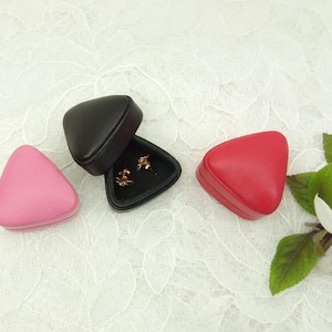 Scatola per anello / Scatola per proposta di matrimonio / Decorazioni per matrimonio / Scatola per fidanzamento / Scatola per collana / Scatola per bracciale / Portagioie da viaggio