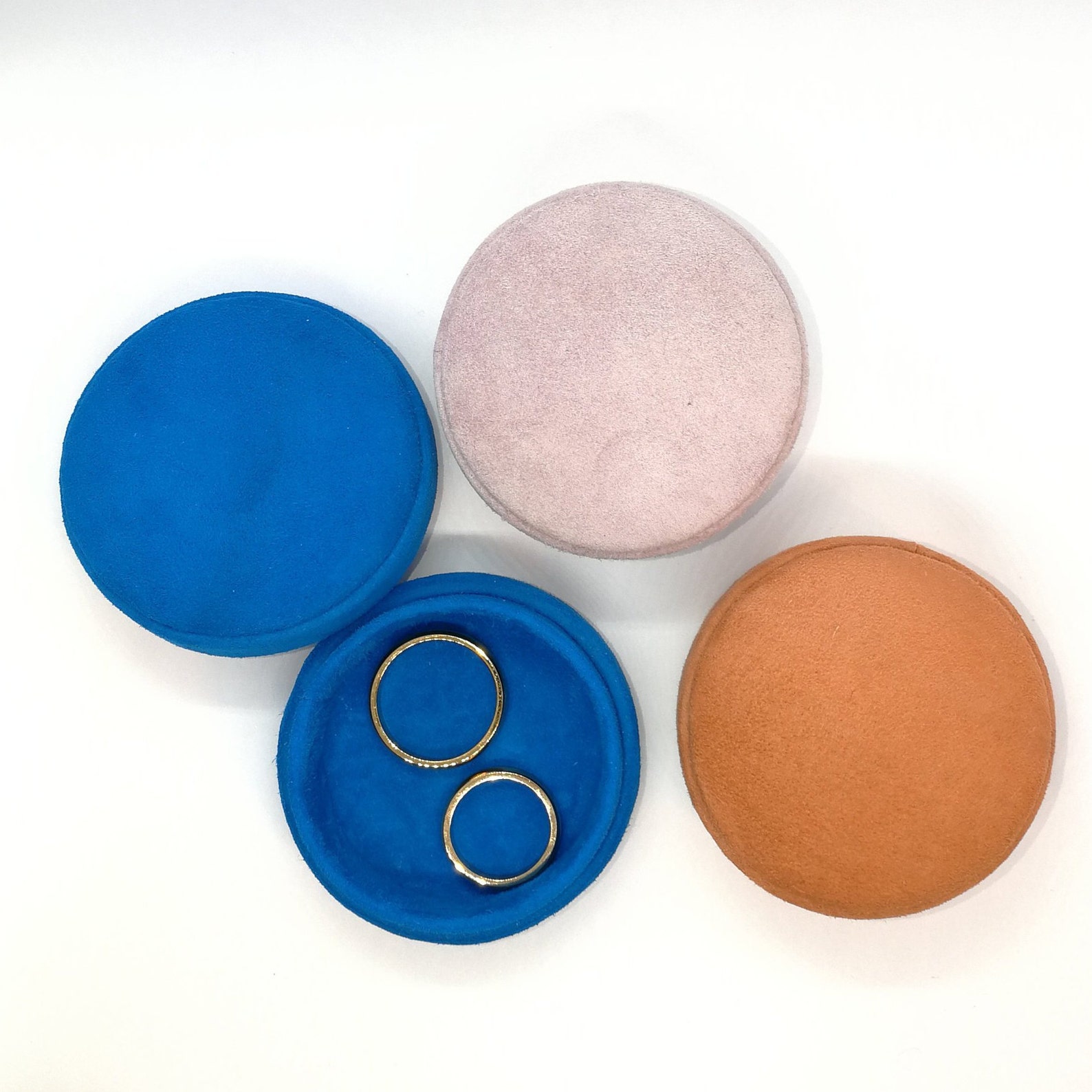 Suede Leather Box Engagement Ring Wedding Jewelry Box Ring Box Etsy