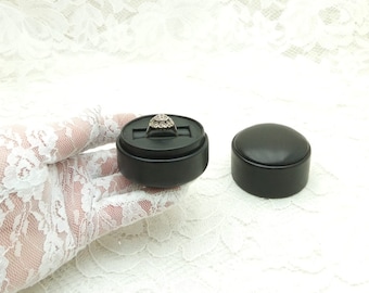 Portagioie doppio, Portafedi nuziali, Portagioie, Portaanello di fidanzamento, Regalo per damigella d'onore, Anello da uomo in pelle, Portagioie personalizzato, Scatola per cerimonia