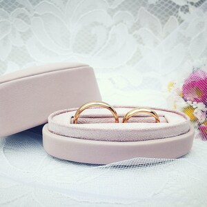 Wedding Ring Box - White ring box - Ceremony ring box - Double ring box - Ring box for couple - Proposal ring box - Ring bearer pillows