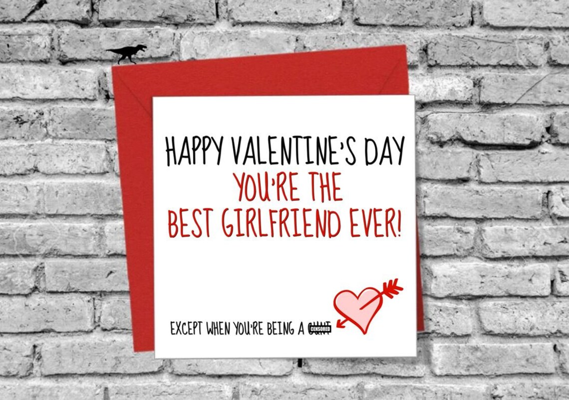 You're the Best Girlfriend Ever Greetings Card Etsy