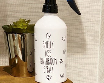 Funny Bathroom Spray Bottle, Smelly Ass Bathroom Spray