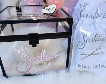 Personalized Pageant Crown Case, Sash Bag & Accessories