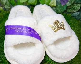 Pageant Sash Slippers,  Footwear,  Merchandise, Mini Sash