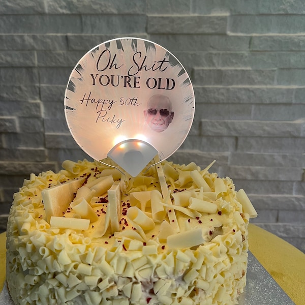 Light up Cake Topper Etsy