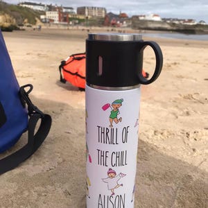 Wild Water Swimming Flasks, Cold Water Swimming, Thrill of the chill, Swimming Gift, Sea Swimming