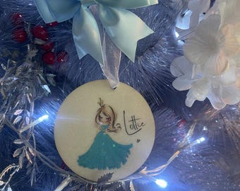 Pageant Bauble, Pageant Gift, Pageant Girl Keepsake, Pageant Title Bauble, Cartoon Pageant Girl, Pageant Christmas