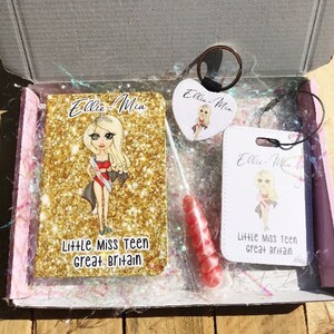 Pageant passport and luggage tag gift set, pageant gift, pageant girl