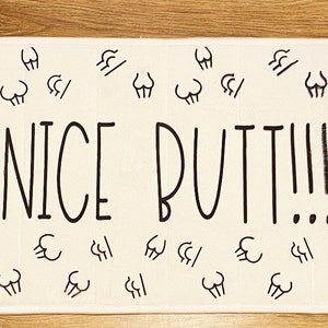 NICE BUTT Bath Mat