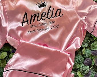 Pyjamas de concours adultes super mignons, robes de concours, pyjamas de concours, pyjamas personnalisés