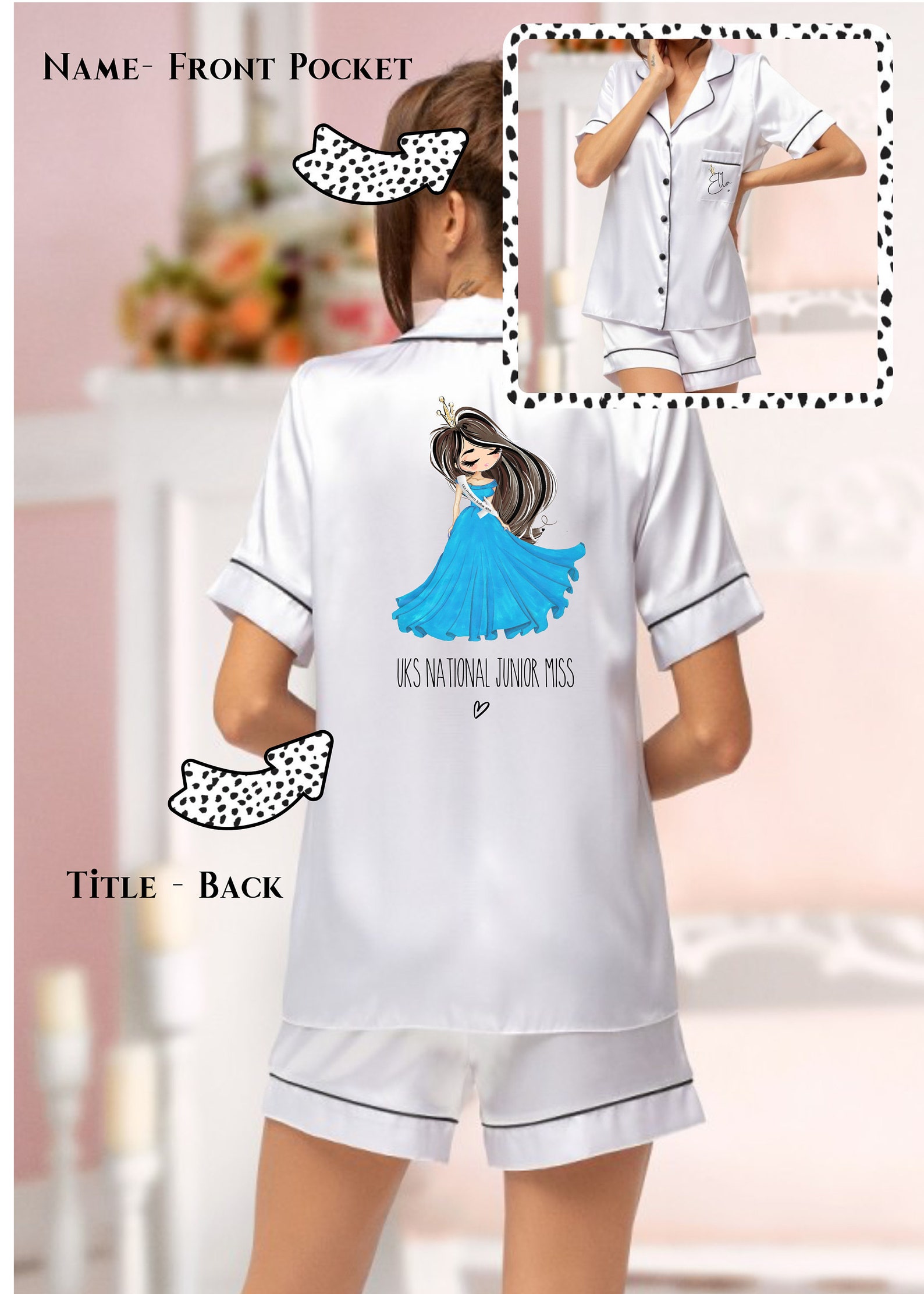 Personalized Robe Pageant Super Cute Adult Pageant Pyjamas, Pageant Robes, Pageant Pj's ...