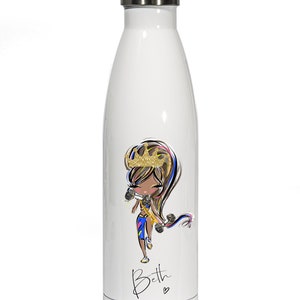 Pageant Water Bottle, Gym Bottle, Pageant Girl Gift, Crown Water Bottle