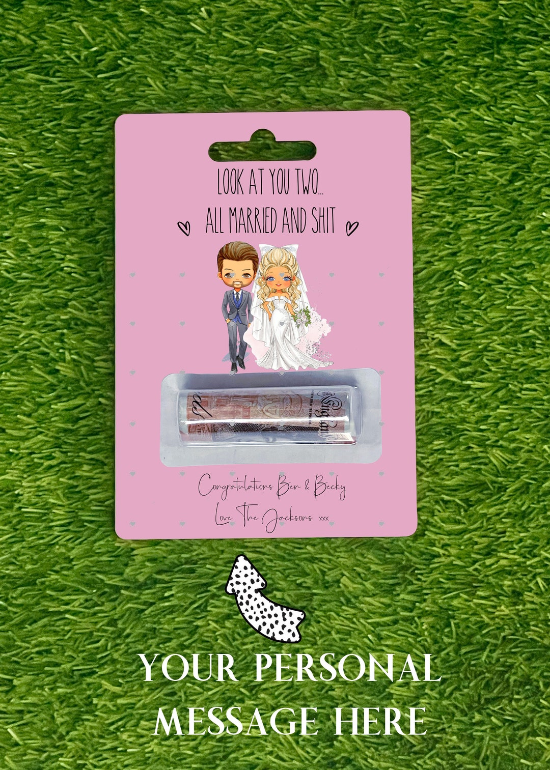 Funny Wedding Money Holder Wedding Gift Same Sex Wedding Etsy