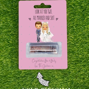Drôle de porte-argent de mariage, cadeau de mariage, cadeau de mariage de même sexe, cadeau de mariage amusant