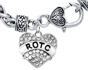 ROTC Lead And Cadmium Free Mom Of A Hero In Training,Genuine Air Force Blue Leather Bracelet Hypoallergenic Safe-Nickel