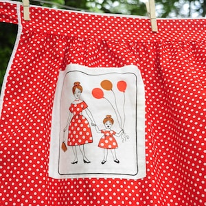 Mainstays Cotton Mommy and Me Apron Set with Pockets, Floral Print