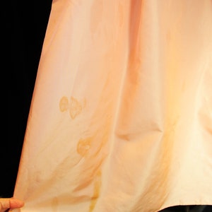VTG 80's Patty O'Neil Peach Formal Dress / Size Small / Party Prom Fit Flare Style / Taffeta & Lace ILGWA image 8