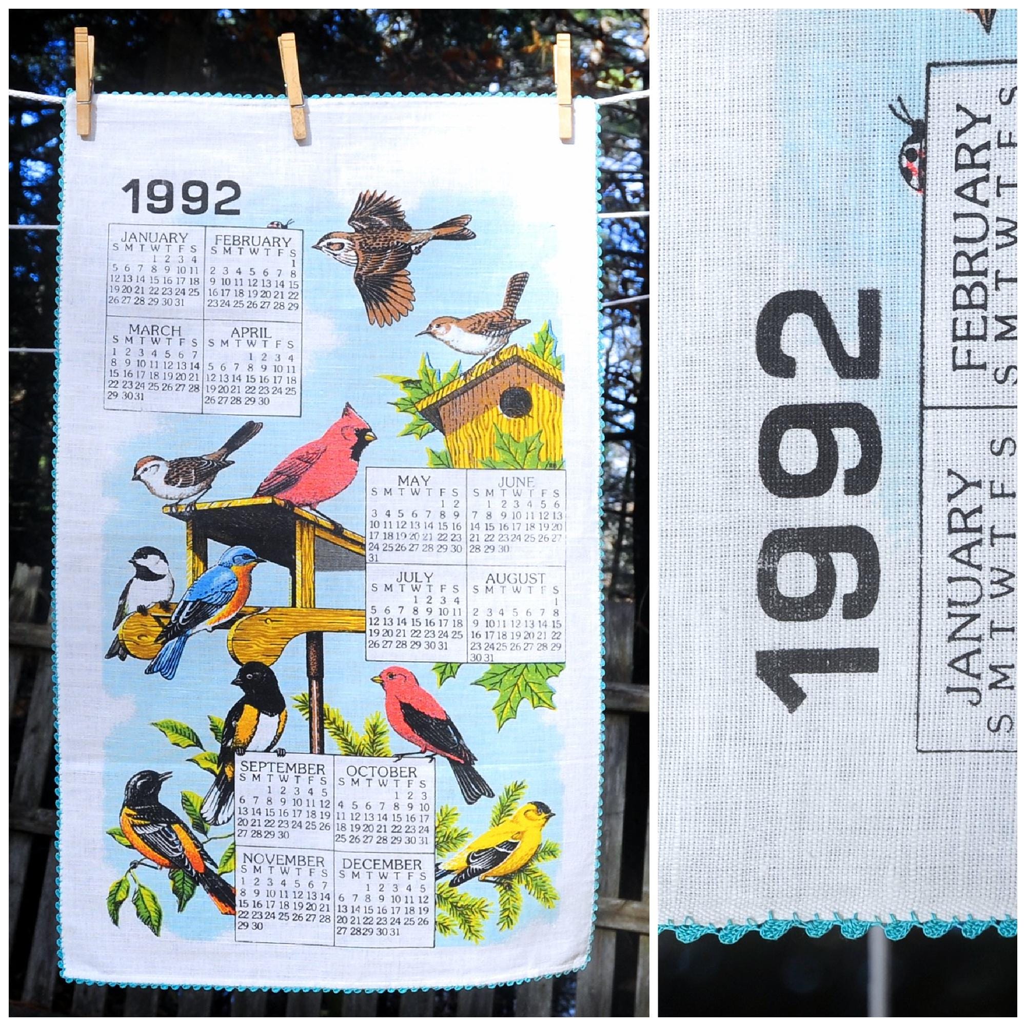 【良好品】 1992 Calendar - Etsy その他