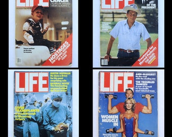 LIFE 誌 4 部セット 1980 年代初頭のブルック シールズ、ラクエル