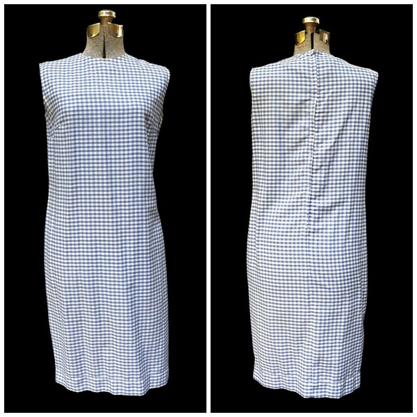 1960s Gingham Dress Etsy