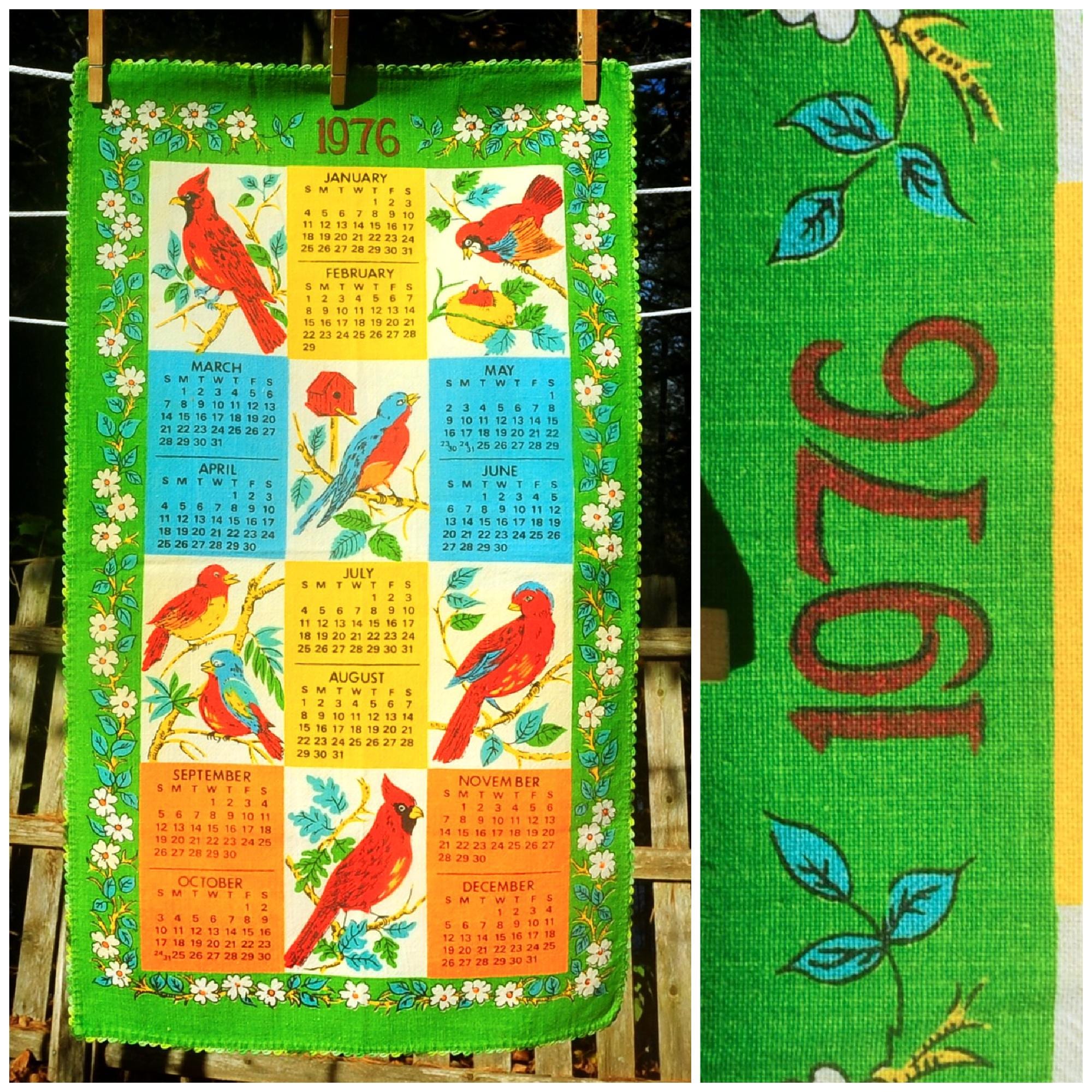 1976 Calender - Etsy