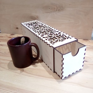 DXF SVG PDF files for cnc laser cutting, cnc router. Box. Wine bottle box.