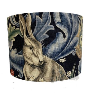 William Morris - Forest - Indigo - Lampshade Stunning Handmade