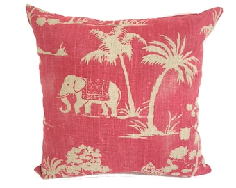 Clarke and Clarke - Mandir - Sorbet - Cushion Cover Pillow Throw