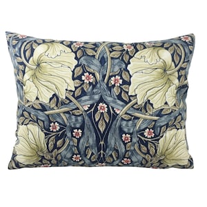 William Morris - Pimpernel Indigo / Hemp - Cushion Covers Throw Pillow Designer Home Decor