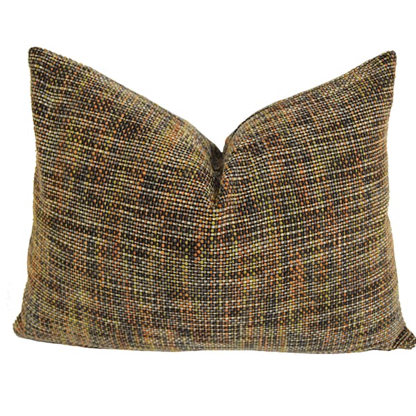 Arlecchino - Cestino - Cannella - Contemporary Tweed Cushion Throw Pillow Handmade Designer Home Decor