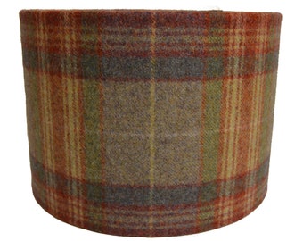 Abraham Moon - Threshfield - Rhodolite - Lampenkap Prachtig handgemaakt, Drum Plaid Lamp Shade, Home Decor