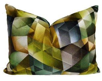 Designers Guild - Maurier - Emerald - Luxury Velvet Cushion Cover Throw Pillow Designer Home Decor