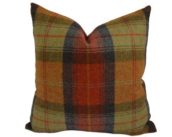 Art Of The Loom  - Wool Plaid - Orchard Fruits - Stunning Home Decor Cushion Covers Pillow Throw