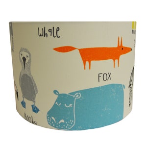 Scion - Animal Magic - Tutti Frutti / Chalk - Lampshade Stunning Handmade