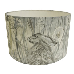 Sanderson - Dune Hares - Mist / Pebble - Lampshade Stunning Handmade