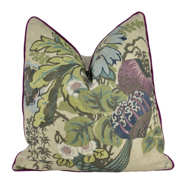 Anna French for Thibaut - Fairbanks - Plum - Savoy Collection - Stunning Cushion Cover Pillow Throw Designer Home Decor