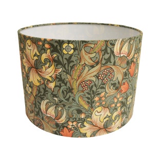 William Morris - Golden Lily - Artichoke / Vanilla - Lampshade Stunning Handmade