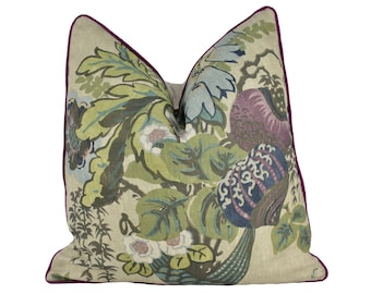 Anna French for Thibaut - Fairbanks - Plum - Savoy Collection - Stunning Cushion Cover Pillow Throw Designer Home Decor