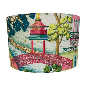 Manuel Canovas - Pagoda - Rose  - Lampshade Stunning Handmade