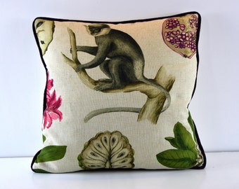 Monkey pillow | Etsy Monkey pillow case | Etsy