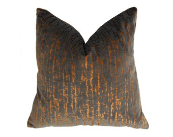 copper colored pillows