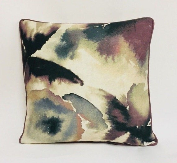 Harlequin Onyx Grey Velvet cushion cover 100/% Cotton Dark 18/" Designer