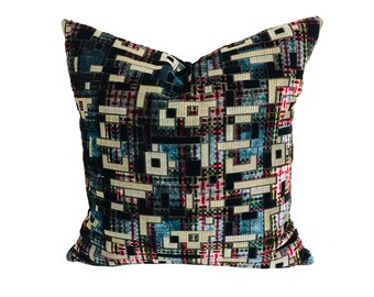 Designers Guild - Marquina - Delft - Stunning Luxury Designer Velvet Cushion Cover Throw Pillow Designer Home Decor
