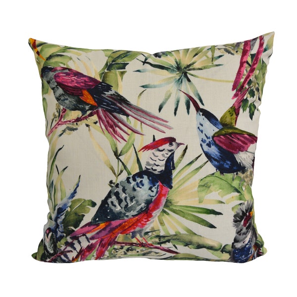 Pierre Frey - Vol d Oiseaux - Tropical - Splendido cuscino di design cuscino cuscino throw home decor