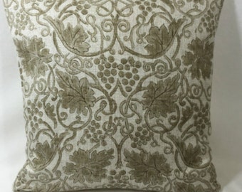 William Morris - Grapevine - Linen / Ecru - Cushion Cover Throw Pillow Designer Home Decor