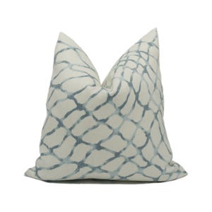 Jeffrey Alan Marks for Kravet - Waterpolo - Cloud - Abstract Cushion Cover - Handmade Throw Pillow - Designer Home Décor